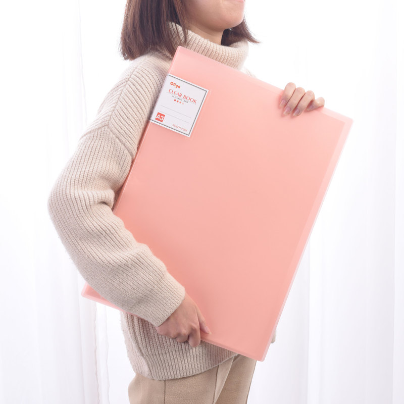 Student-specific A3 large information album album insert folder drawing book drawing paper storage bag exhibition folder