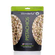 美国进口老牌开心果Wonderful万多福/454g淡盐盐焗无漂白