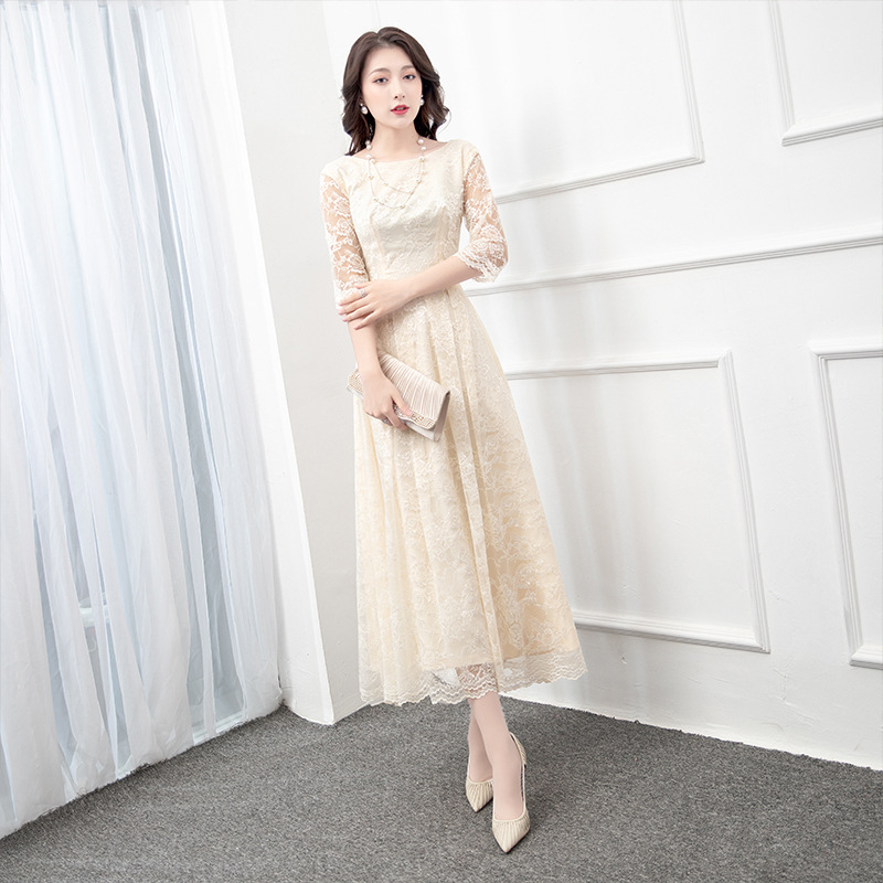 Vestido de fiesta largo y elegante para mujer, estilo nuevo 2026, para banquete, adelgazante, para fiesta de socialité, vestido de noche para anfitriona