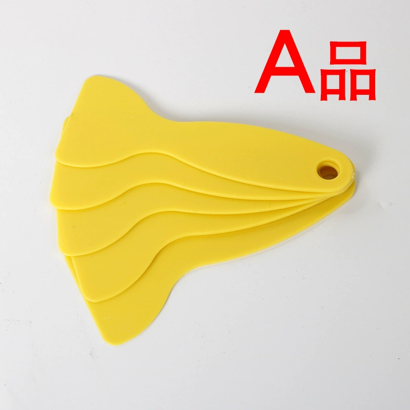 Автомобильный пленочный инструмент Желтый скребок стекло окно пленка мобильного телефона пластик маленький скребок автомобильная световая пленка прямой скребок