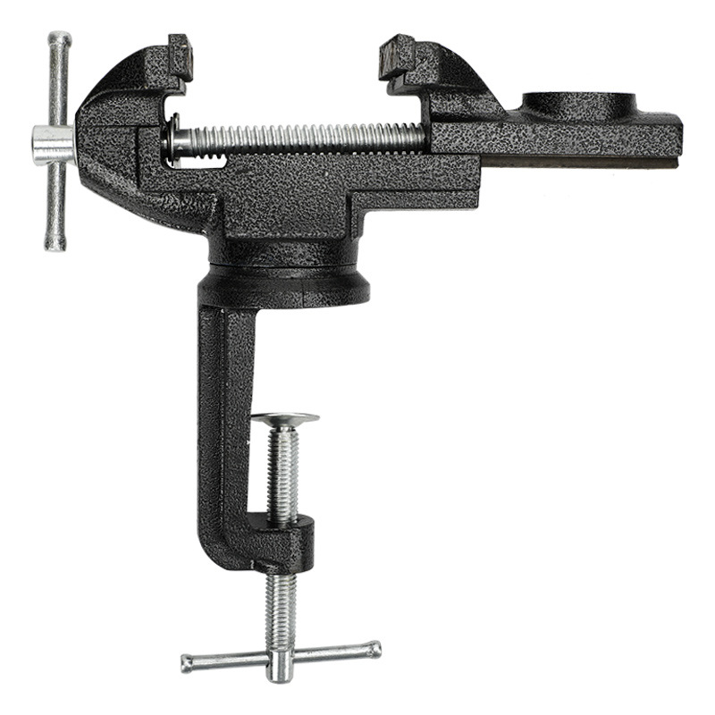 Suministro de fábrica de tornillo de banco giratorio de 360 grados 50/6070/80/90mm tabla vise banco de carpintería