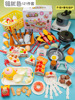 Children's family set, realistic electromagnetic kitchenware, toy, steamer, Birthday gift