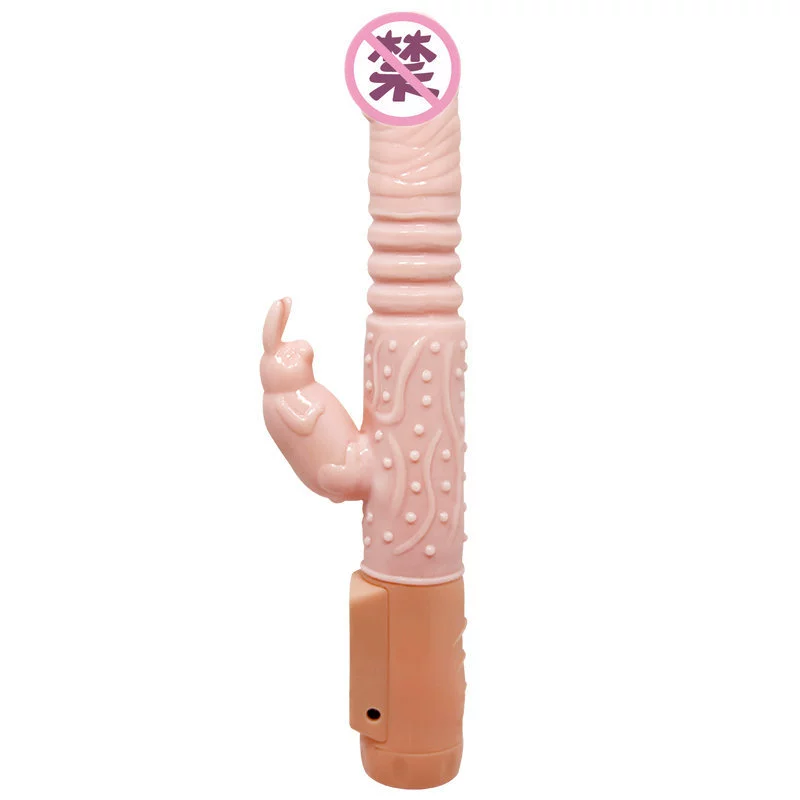 百乐 Heating rod, rechargeable, 4-turn, 12-vibrator, telescopic rod, female appliances, adult products 37039