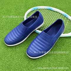Fashionable casual spring and autumn rain boots men's low-top shoes waterproof non-slip kitchen slip-on water shoes short-tube rubber shoes men's shoes summer