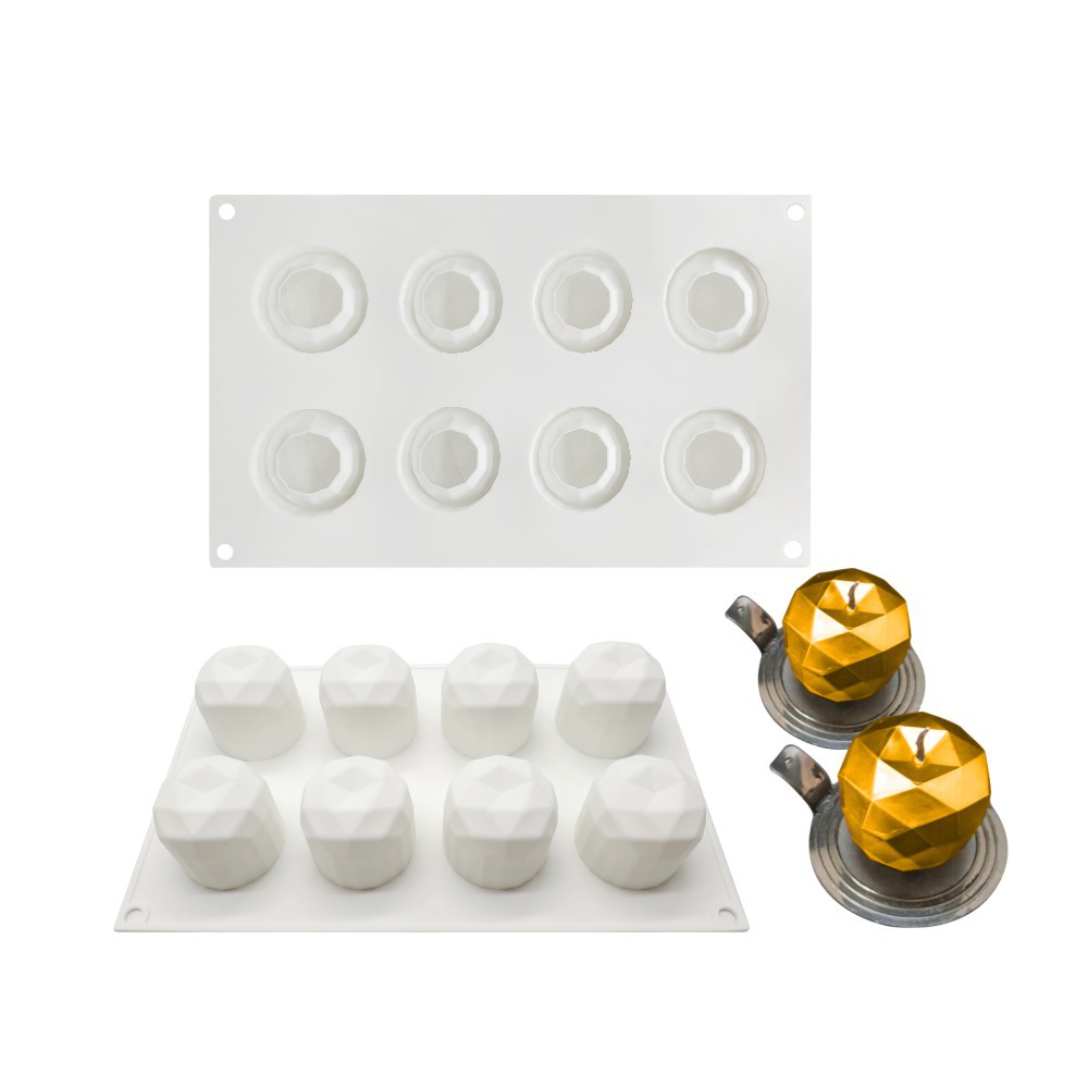 Melocotón manzana pera simulación fruta mousse pastel molde de silicona limón piña mango naranja cereza molde de postre