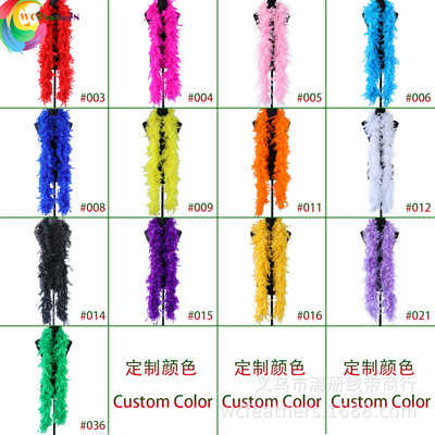 Manufactor goods in stock sale 13 Top 2 One 60 Turkey feather scarf stage