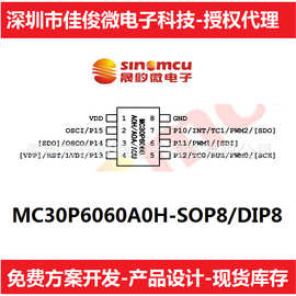 带3路PWM单片机MC30P6060 SOP8 MC30P6060A0H烟雾报警器方案开发