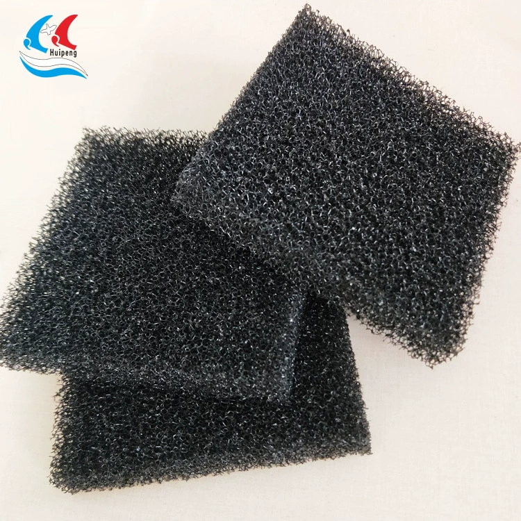 Полиуретановая фильтрующая губка 10-70PPI огнестойкая (огнестойкая) пылезащитная сетка пыленепроницаемый хлопок черно-белый цвет