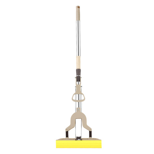 Sponge Mop 28CM Wash-Free Foldable Rubber Mop with Squeeze Water Absorption Household Water Absorbent Mop