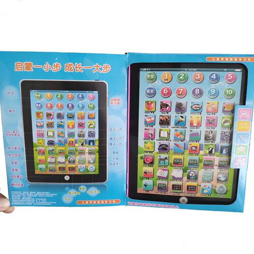Export IPAD early education story machine children's Chinese and English learning simulation tablet Chinese packaging science and education toys