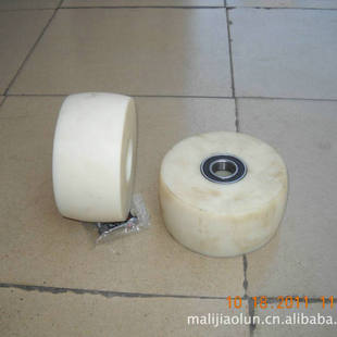 Know horsepower ZMaLi super heavy duty white nylon single wheel carrying 1.5 tons industrial casters