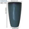 Flowerpot, highlighter, round resin, gradient, increased thickness