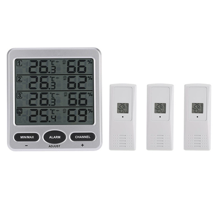 Трансграничный экспорт, внутренний и наружный гигрометр, высокоточный термометр, верхний и нижний предел, функция Калибровки температуры и влажности