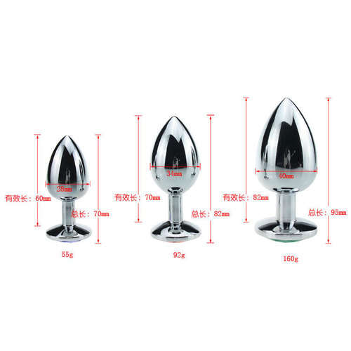 Adult sex toys, backyard metal anal plug set, couple SM sex toys, gay dilator sex products