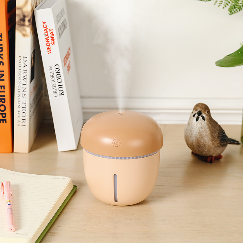 (2개) 가정용 자동차 USB 따뜻한 빛 소나무 콘 가습기 소나무 콘 (대형) 400ML 소나무 콘 (소형) 200ML