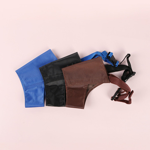 PSM manufacturer pet products dog muzzle pet anti-barking nylon oxford cloth anti-bite plastic muzzle dropshipping