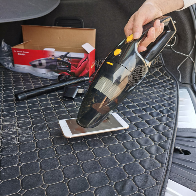 Car Vacuum Cleaner for Vehicle Use Amazon 120W High-Power Mini Car Vacuum Cleaner Portable Car Vacuum Cleaner