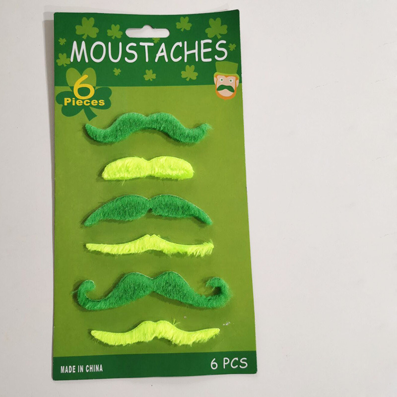 Amazon para Barba irlandesa Día de San Patricio vestido hasta apoyos elfo afortunado divertido falso