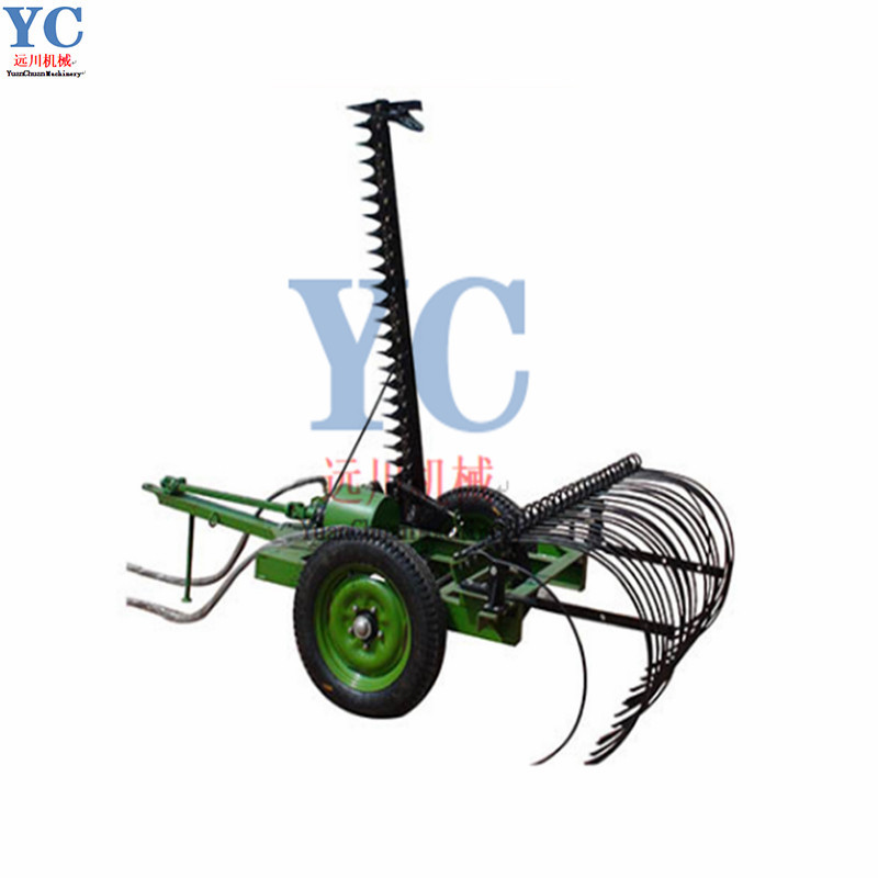 拖拉机后悬挂割草机 旋转式芦苇杂草打草机 甩刀式割草机