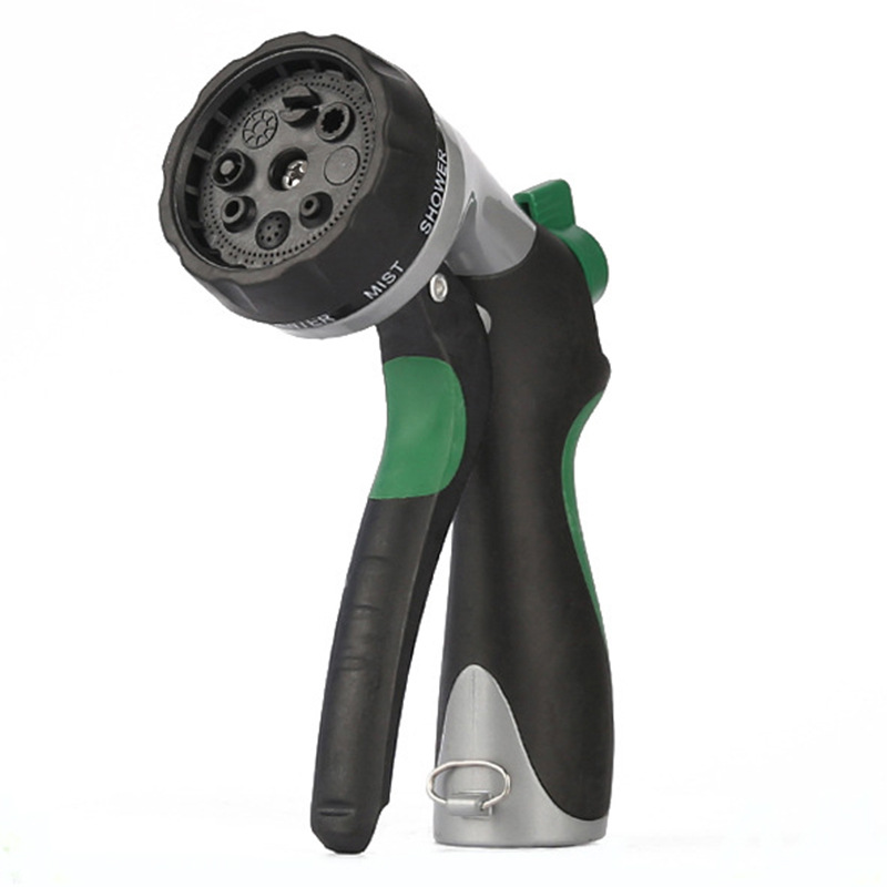 园林多功用高压水枪 锌合金单头水枪 便携式家用洗车水枪