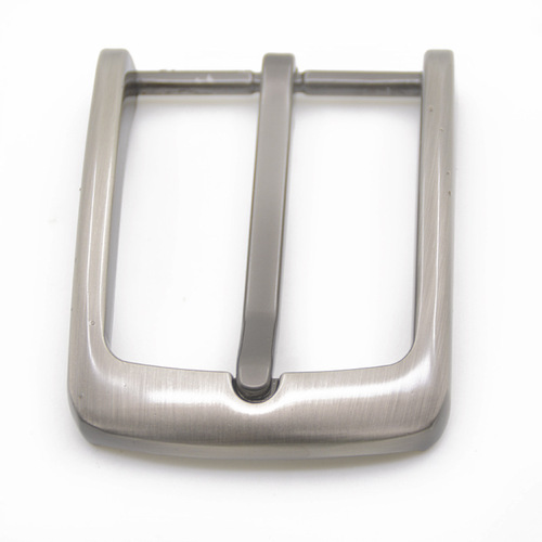 Manufacturer direct supply high-quality durable zinc alloy needle buckle for men's casual leather strap, 35mm polished belt buckle head