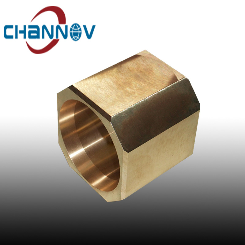 耐磨锡青铜轴套铜套螺母冷钢厂设备黄铜套