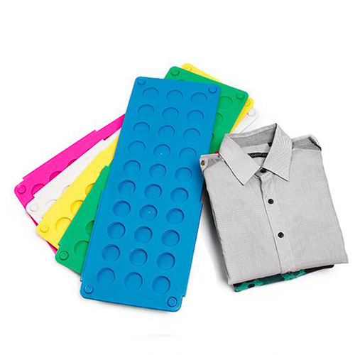 Lazy folding clothes board organizes life and storage folding clothes board pants and shirts Sheldon three-fold clothes artifact