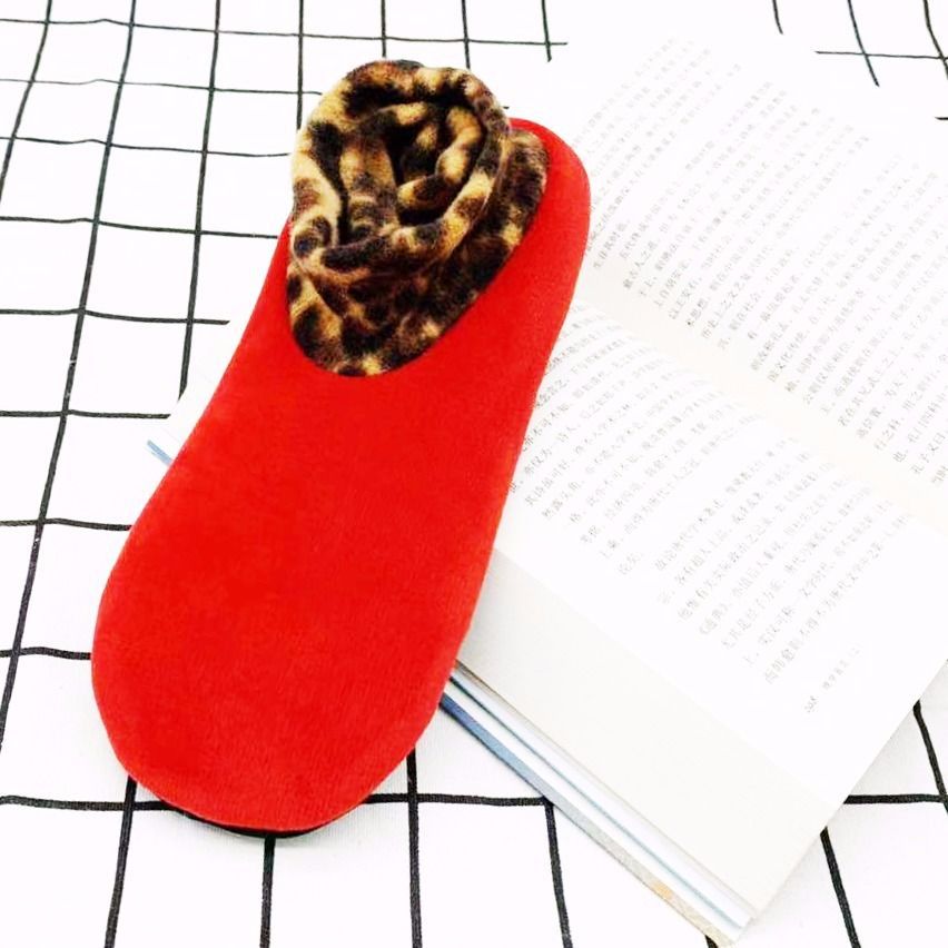 Calcetines de piso para adultos para hombres y mujeres calcetines gruesos forrados con forro polar cálido para hombres Otoño e Invierno vellón de coral educación temprana cubierta de pie antideslizante al por mayor