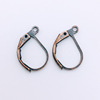 Copper electroplated D -shaped ear hook DIY earrings accessories material French ear hook 1,000/bag