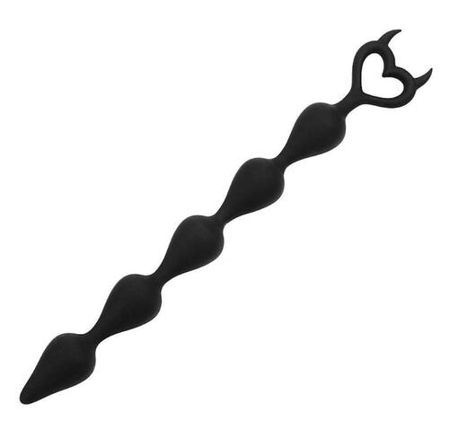 Adult product anus demonic beads g-spot silicone sex toy female universal anal plug with beads manufacturer sales