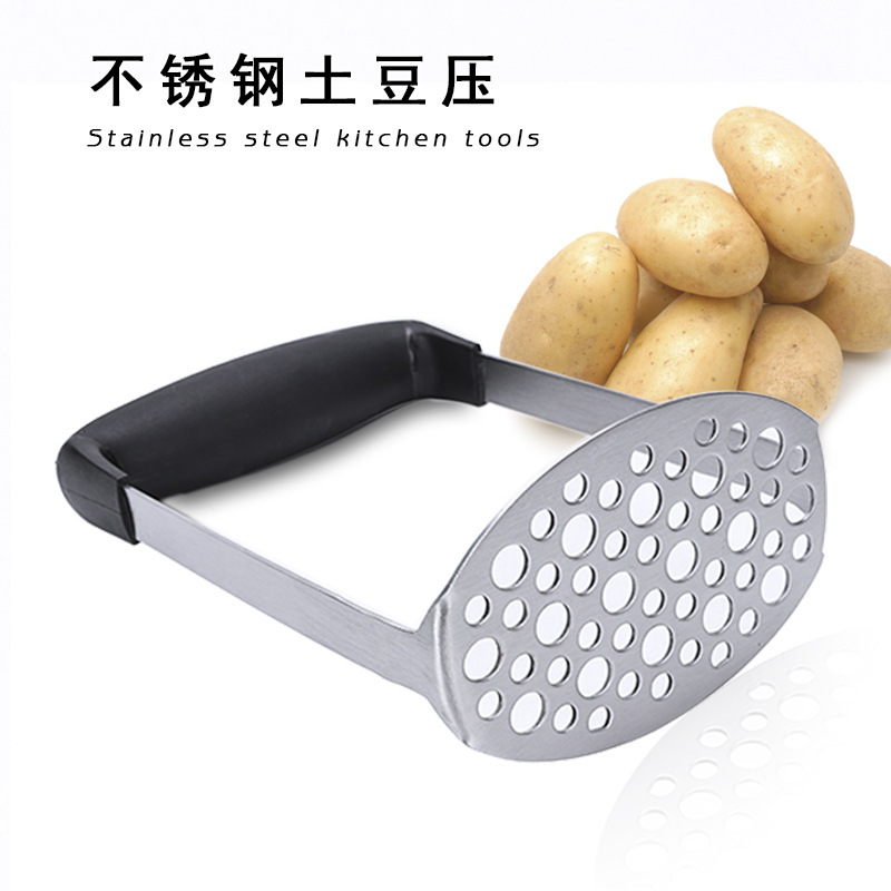 Amazon puré de patatas masher manual de acero inoxidable puré de patatas masher cocina gadget