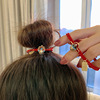Red rope bracelet, hair rope, hair accessory, internet celebrity, Birthday gift