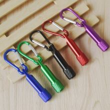 厂家直销手电 登山扣迷你手电筒 强光小手电 礼品促销LED手电筒