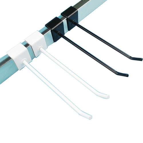 Minso Youka 2.0 black hook white single line double line straight hook 20mm square tube shelf mobile phone jewelry hook