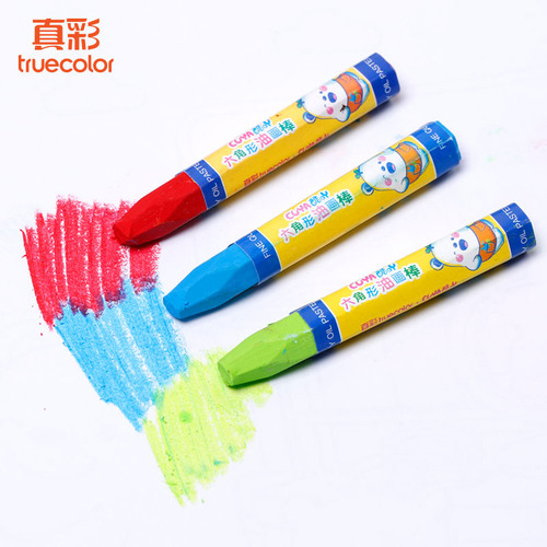 True color 24-color oil pastels for children and young children painting color pens students art painting crayons easy to color oil pastels