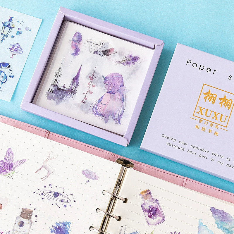 Gift box, set, sticker, creative stickers, scheduler, DIY