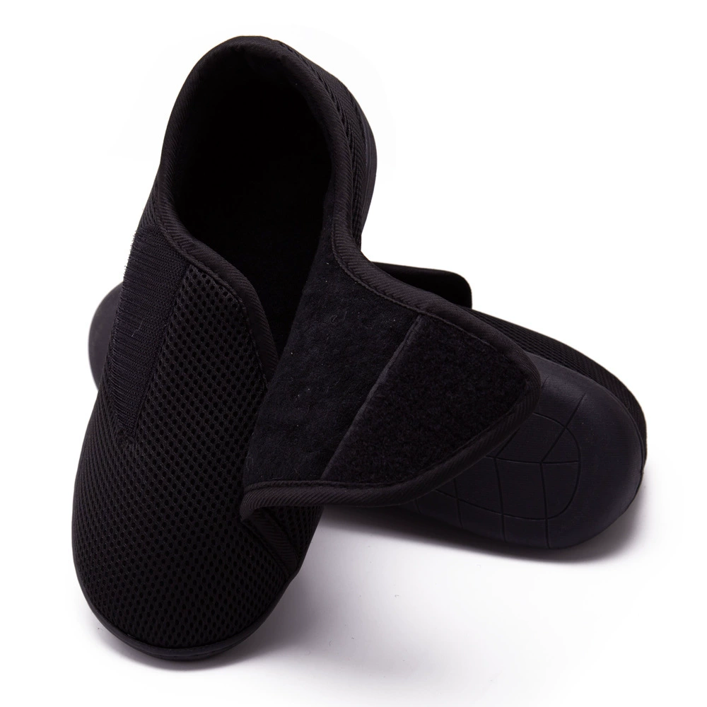 Мягкая обувь для ходьбы больших размеров для среднего и пожилого возраста, расширенная Регулируемая хлопковая обувь для мамы и папы с высоким подъемом, толстые опухшие широкие ноги