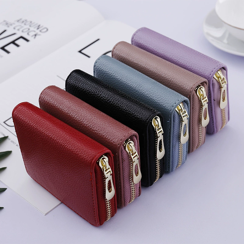 Органайзер на молнии для мужчин и женщин, держатель карт, кошелек, прямые продажи с завода, новая коллекция