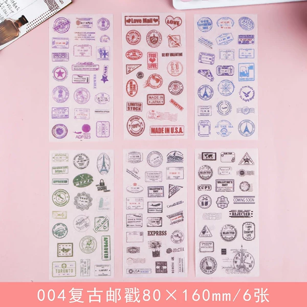 4 Retro postmark