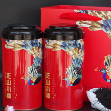 武夷山金骏眉小种红茶蜜香铁罐装散茶组合茶叶新茶一斤两罐配礼袋