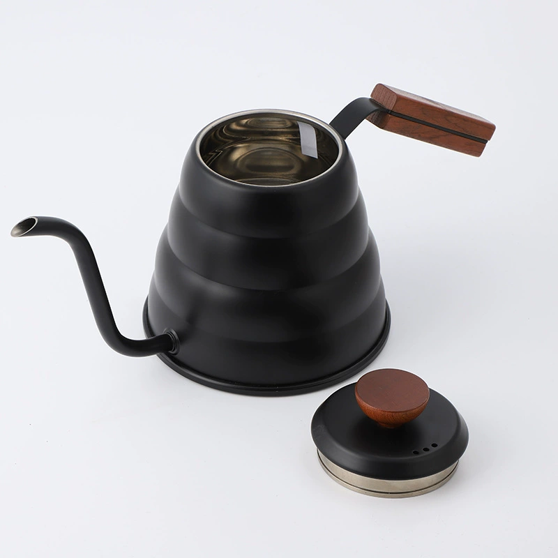 Кофейник из нержавеющей стали, японская черная ручка, облако