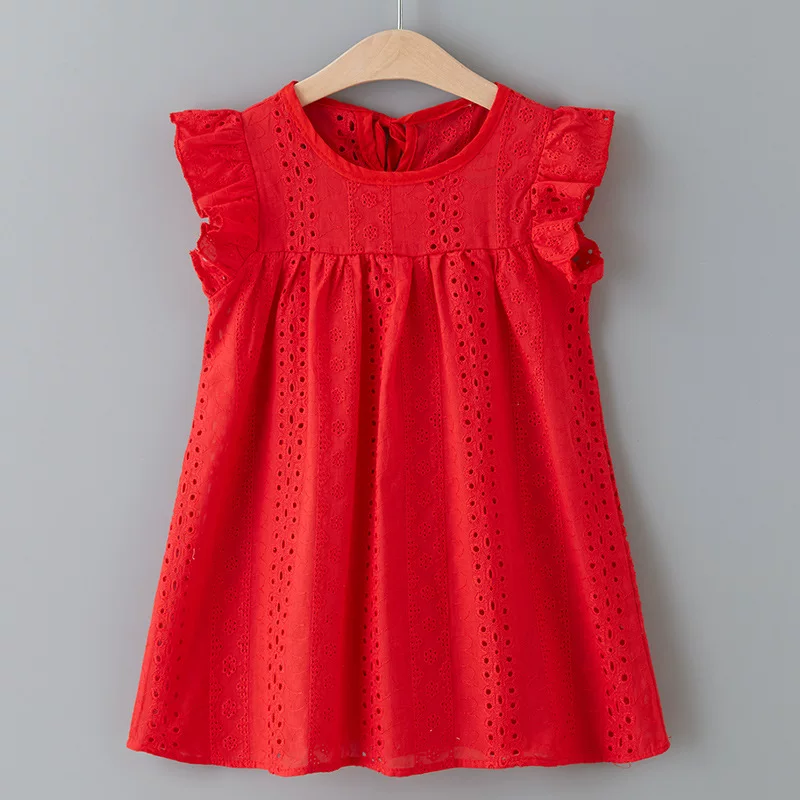 Summer colored dress, city style, children's clothing