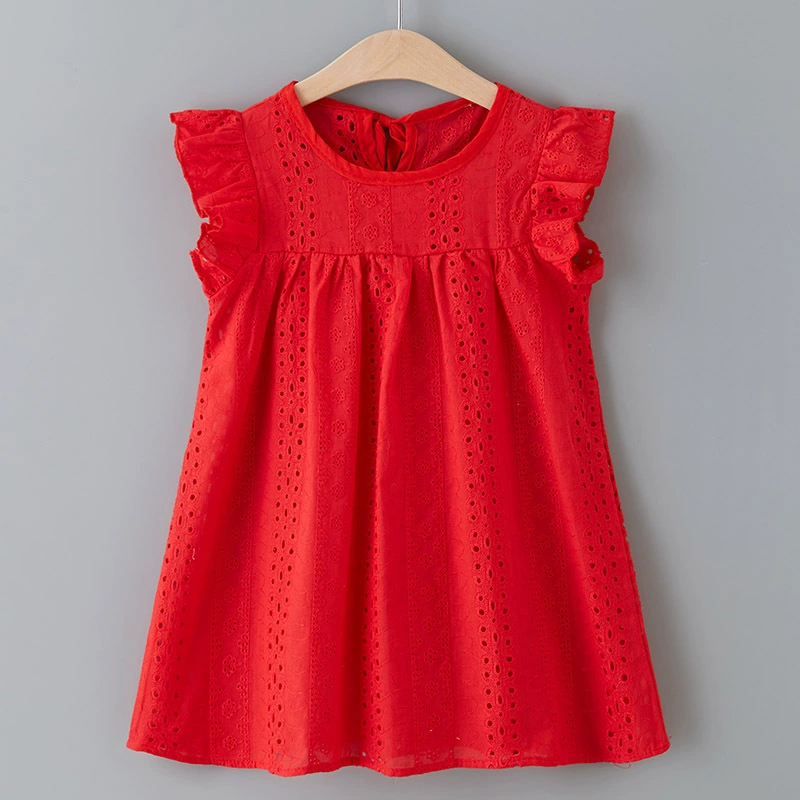 Summer colored dress, city style, children's clothing