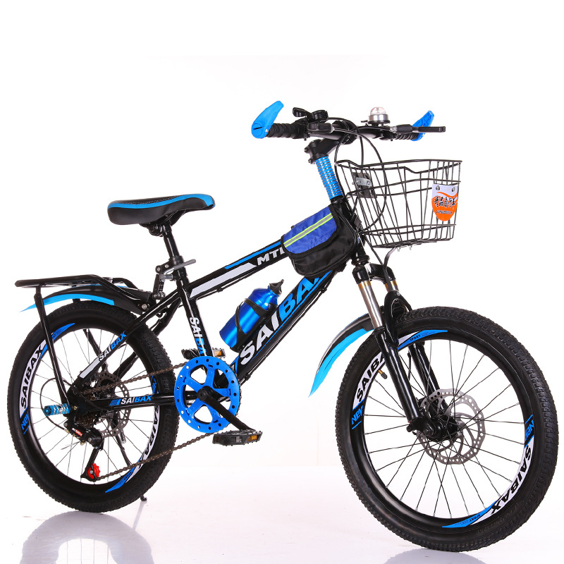 Bicicleta de montaña 20-22-24-26 pulgadas hombre y mujer estudiante bicicleta montaña sola velocidad 7 velocidad delantera y trasera de freno de disco amortiguador bicicleta