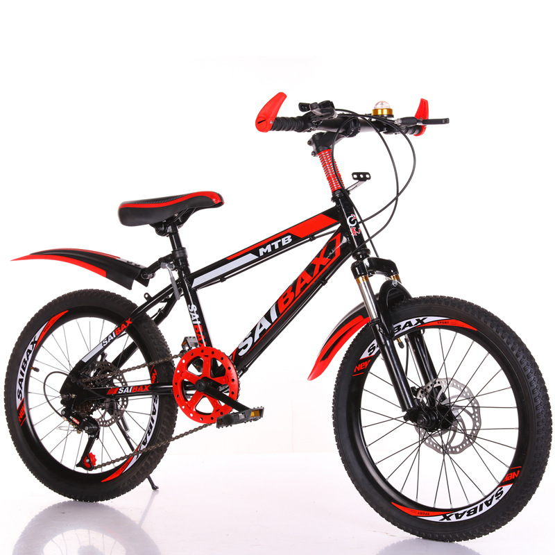 Bicicleta de montaña 20-22-24-26 pulgadas hombre y mujer estudiante bicicleta montaña sola velocidad 7 velocidad delantera y trasera de freno de disco amortiguador bicicleta