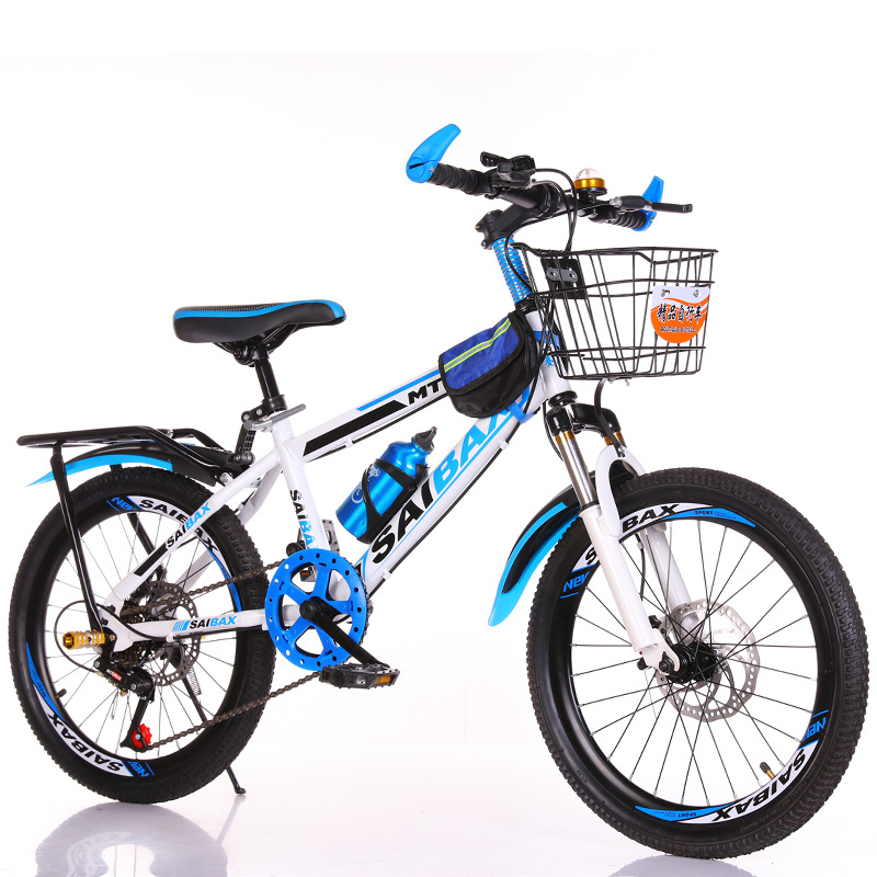 Bicicleta de montaña 20-22-24-26 pulgadas hombre y mujer estudiante bicicleta montaña sola velocidad 7 velocidad delantera y trasera de freno de disco amortiguador bicicleta