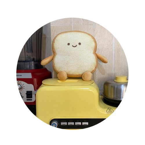 Small toast bread pillow isn internet celebrity cute cartoon anime plush toy personalized creative doll doll