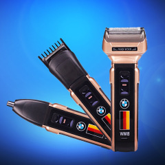 998 three-in-one reciprocating multifunctional electric rechargeable shaver, haircut, nose hair trimmer