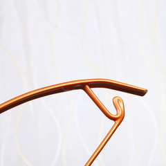 Semi-Circular Imprint Plastic Hanger, Adult Thickened Nanotechnology Dual-Use Dry Wet Clothes Rack Metal Clothes Support