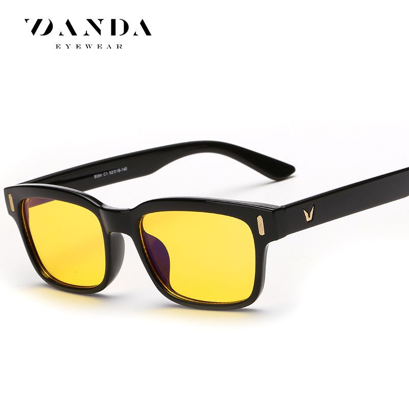 【H8084】Gafas anti-luz azul al por mayor de fábrica, estilo coreano, gafas protectoras para hombres y mujeres, gafas para computadora, visión nocturna